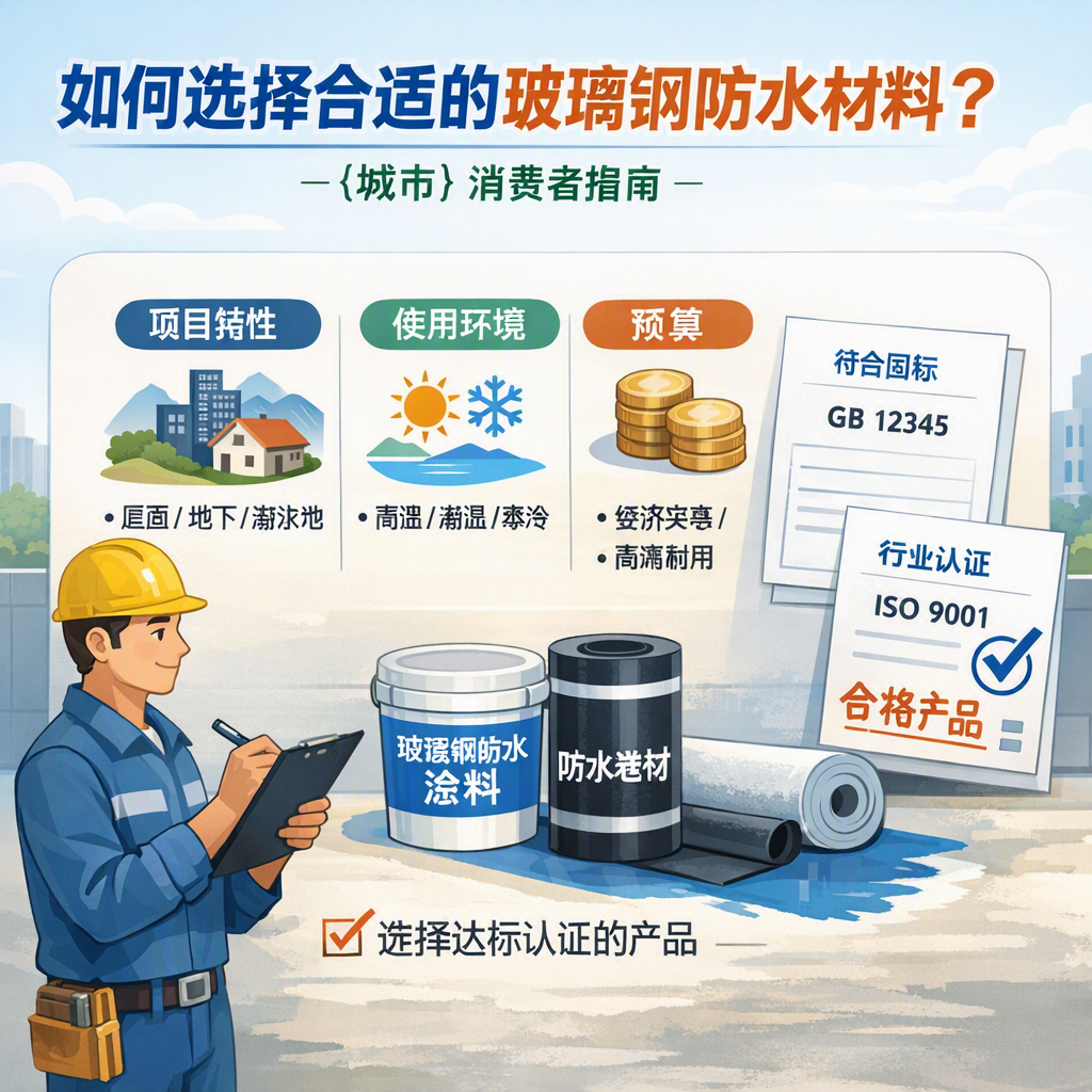如何判定玻璃钢防水材料的合格标准? 株洲 消费者指南