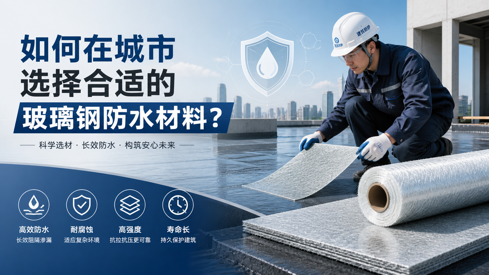 如何在株洲选择合适的玻璃钢防水材料?