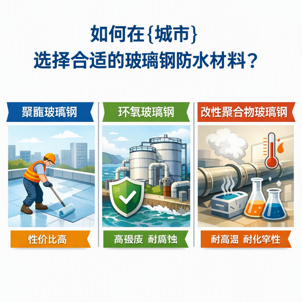 如何在株洲选择合适的玻璃钢防水材料?