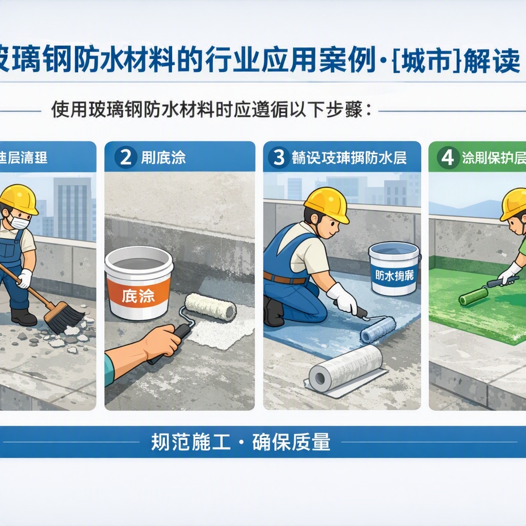 玻璃钢防水材料的行业应用案例,株洲解读